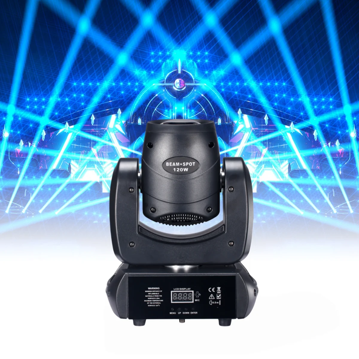 120W Beam+Spot Moving Head Stage Light 8 colors 8 gobos for KTV Nightclub Disco Live Party Performance Concert Lighting