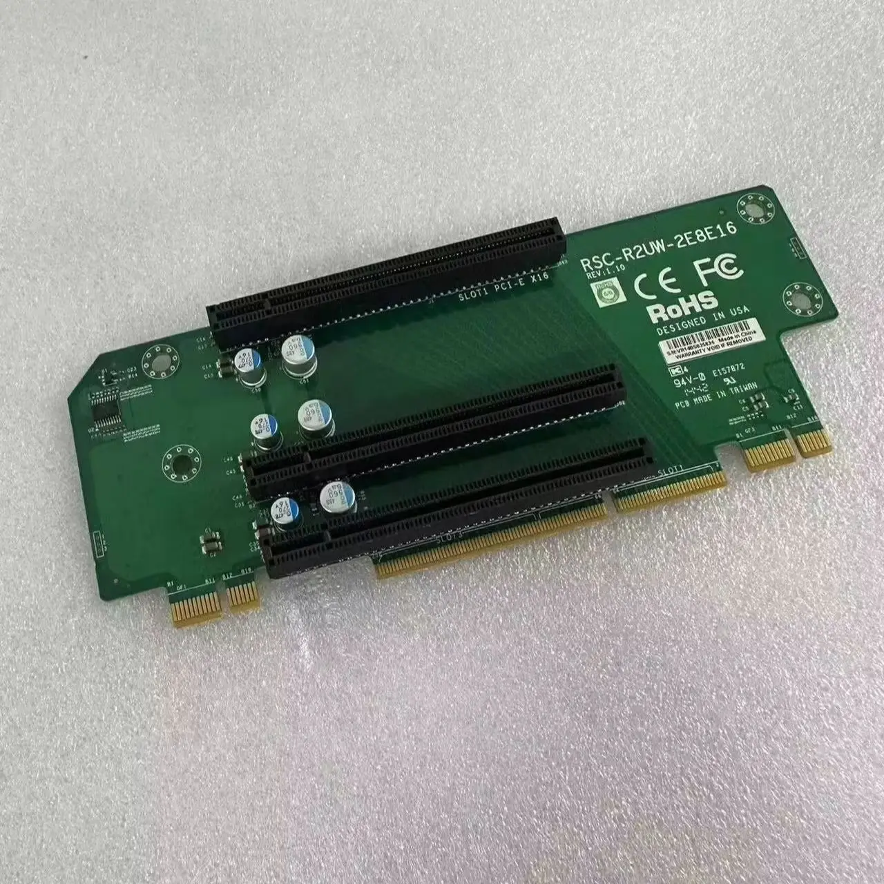 FOR SUPER / RSC-R2UW-2E8E16 / SLOT3 PCI-E X16 X8 Riser Card