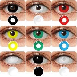 Anime Cosplay Contact Lenses for Eyes White Lenses Halloween Contact Lenses Blind Black Lenses Beautiful Pupils Eye Makeup