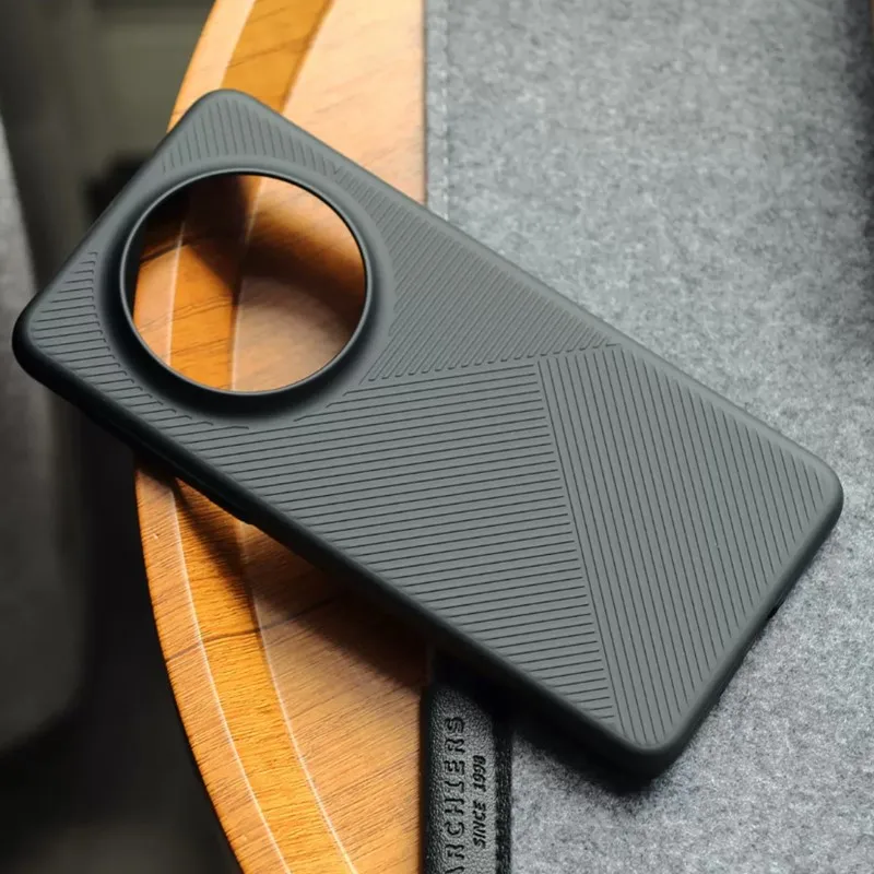 Ultra Slim Hard Back Case For Huawei Mate 60/60 Pro Matte Geometric uneven Anti-Fingerprint frosted stripe Cover Funda