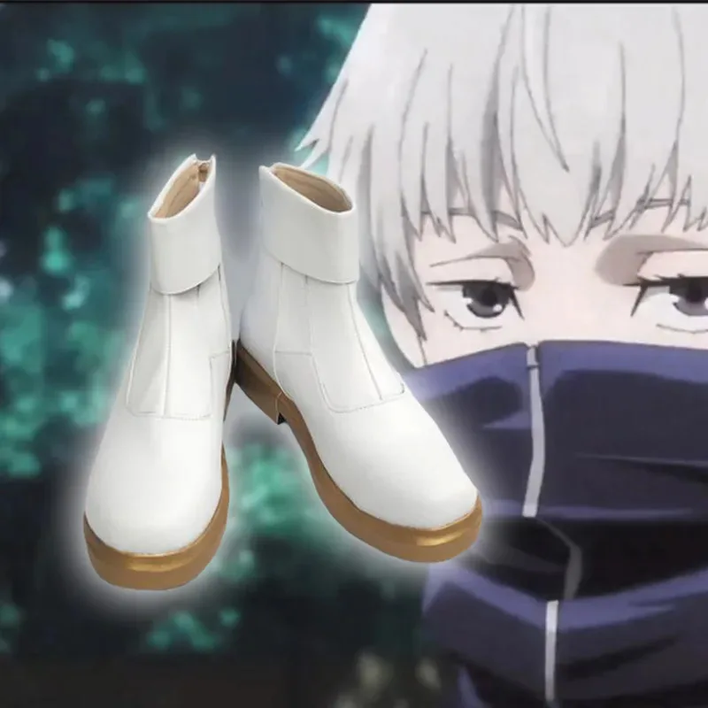 2025 11 أنيمي Jujutsu Kaisen Toge Inumaki الأحمر هالوين كرنفال الأحذية بولي أحذية أحذية من الجلد تأثيري الدعائم مخصص