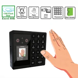 WiFi Fingerprint Time Attendance Recorders Employee Time Machine Finger and Card Door Lock Access Control System Device