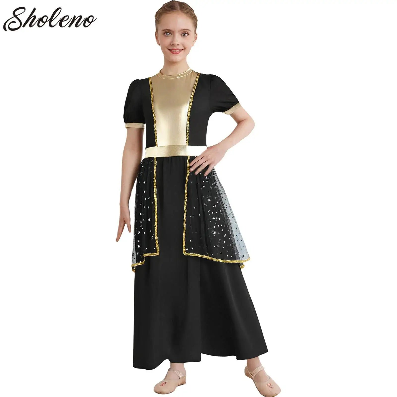 

Roman Costume Girl Greek Princess Goddess Dress Kids Halloween Carnival Angel Role Play Cosplay Costume Gold Trim Overlay Dress