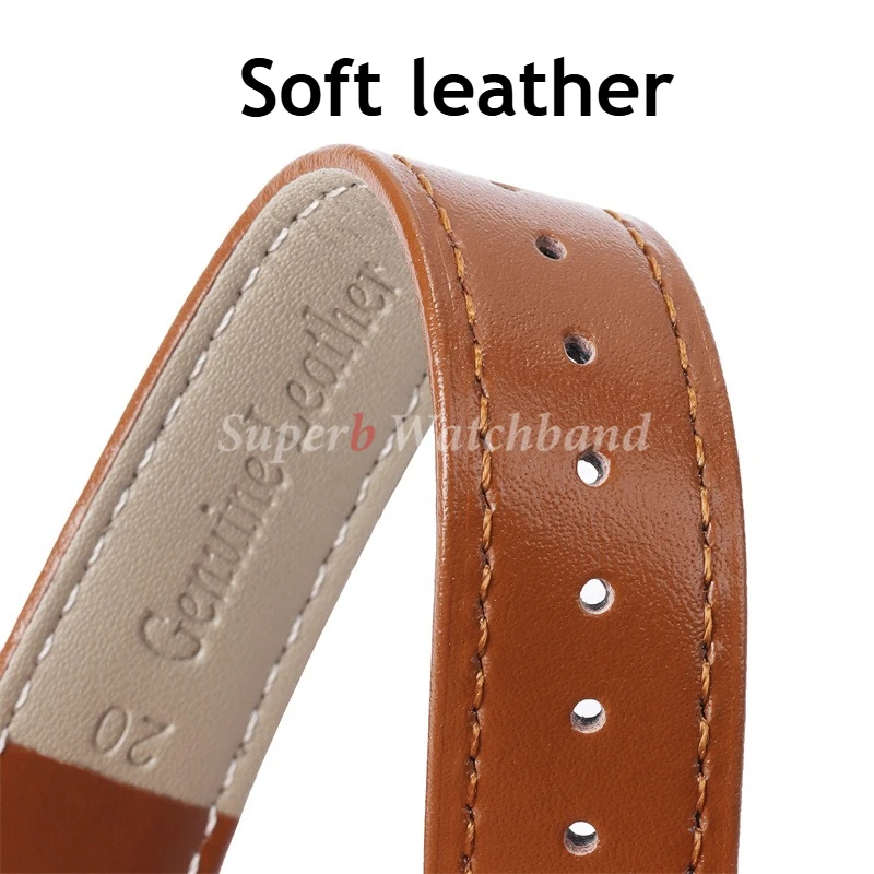 حزام ساعة جلدي 12/13/14/15/16/17/18/19/20/21/22/23/24 مللي متر حزام ساعة رياضي عالمي لساعة هواوي GT5/Gt4/Gt3