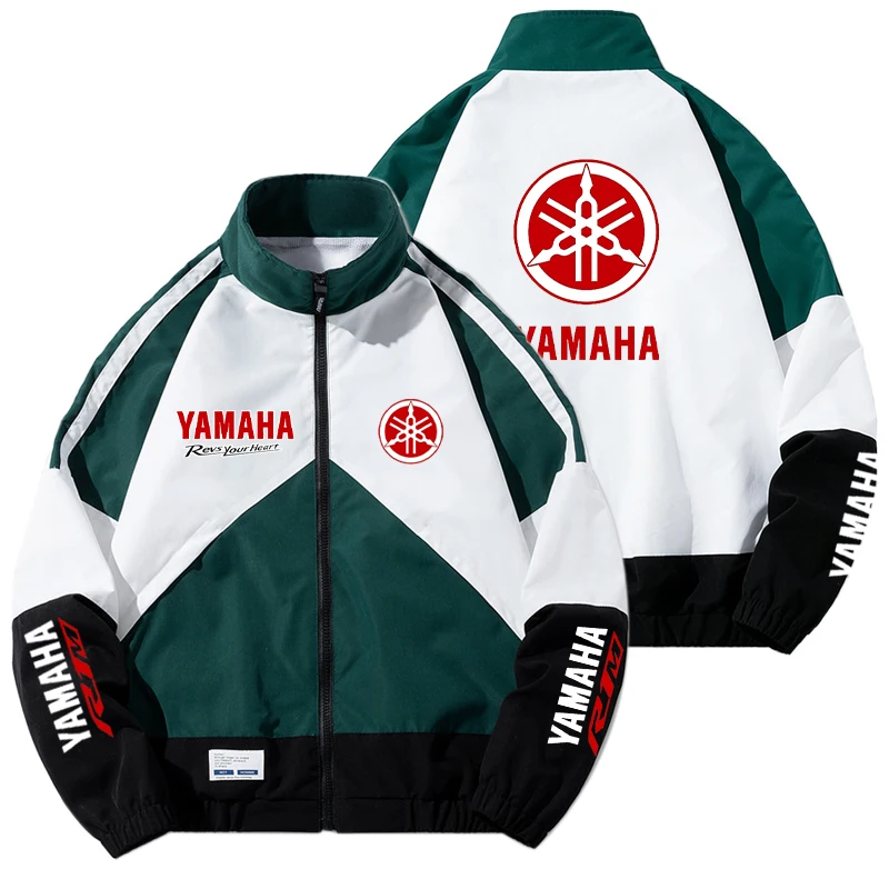 Мужская и женская весенне-осенняя гоночная куртка Yamaha, повседневная свободная куртка для занятий спортом на открытом воздухе, модная ветрозащитная легкая куртка