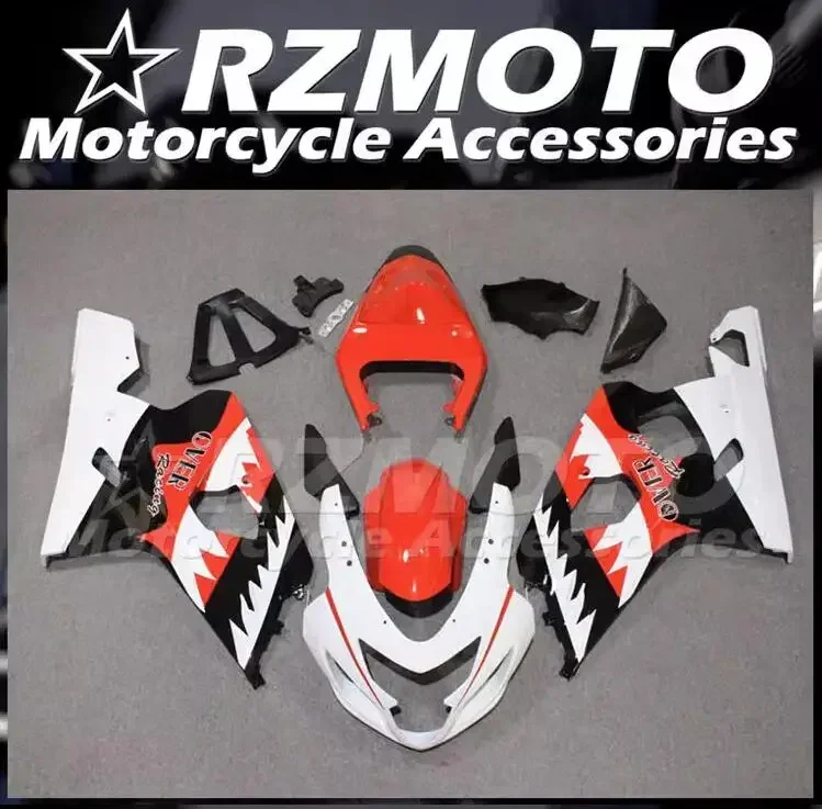 

4Gifts New ABS Injection Fairings Kit Fit For Suzuki R 600 750 K4 K5 2004 2005 Bodywork Set Custom Red