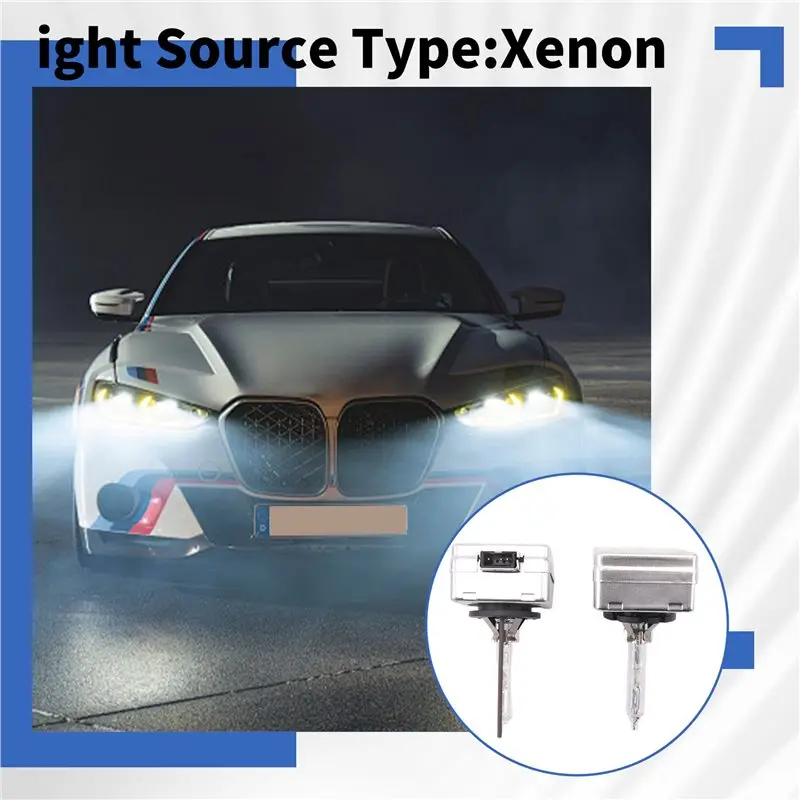 AC52-2Pcs D1S 6000K HID Xenon Headlight Bulbs Set 63217162862 For BMW E90 E92 F07 X3 X4 F25 F26 X5 F15 Z4 E89 Mini Cooper