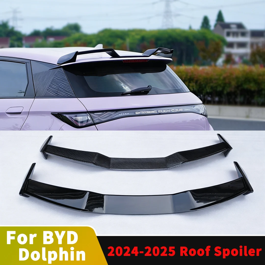 

Air Deflector Boot Lip For BYD Dolphin 2021 2022 2023 2024 Rear Roof Spoiler Wing Modification Parts Tuning Accessories