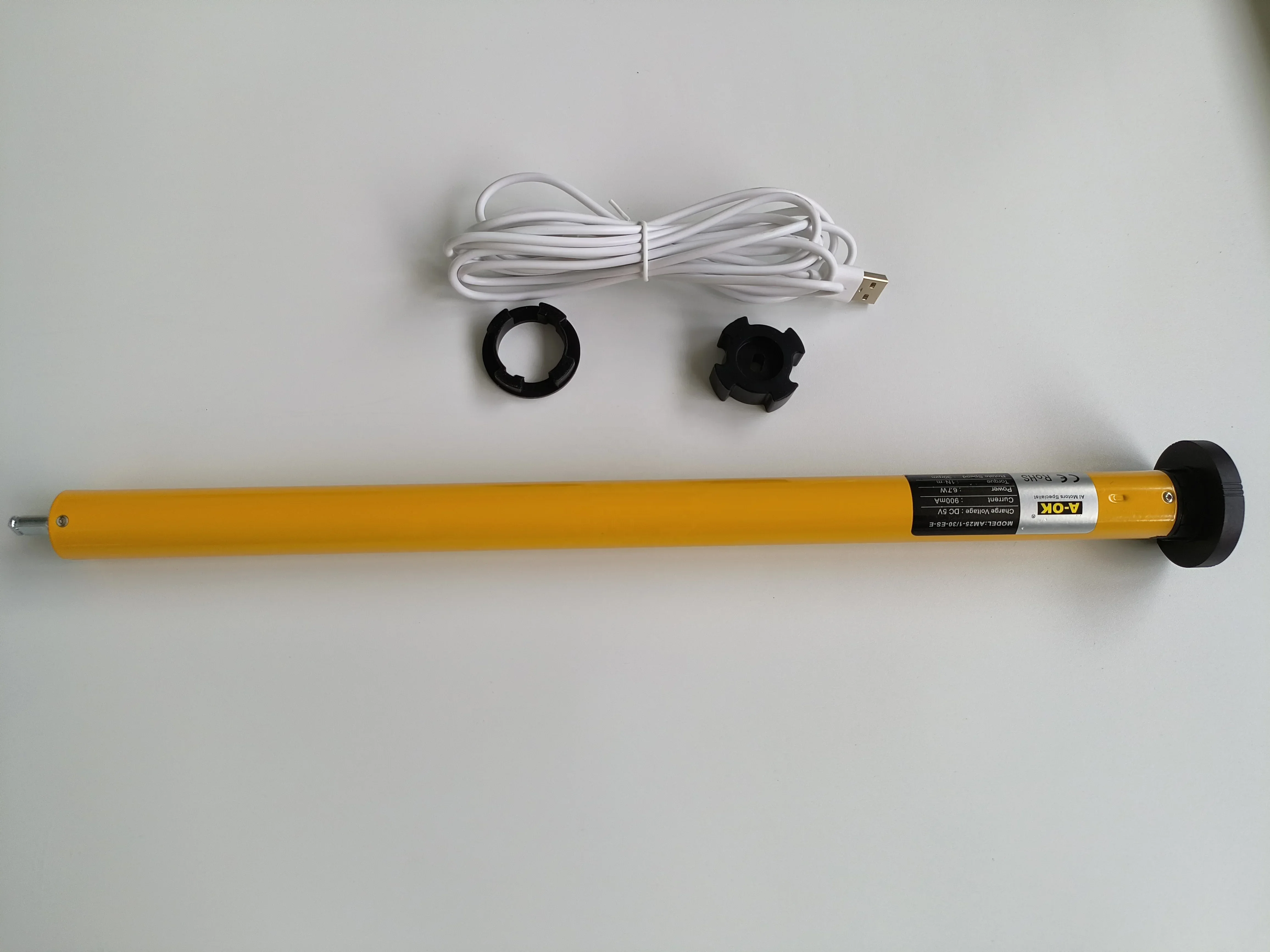 جديد Hot البيع A-OK AM25mm محرك البطارية الكهربائية القابلة لإعادة الشحن المدمج في محرك أنبوبي صالح لأنبوب الستائر الدوارة 38 مللي متر