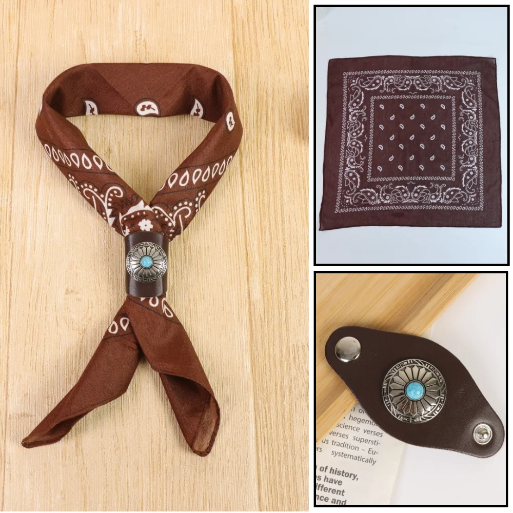 Pañuelo/Corbata de Algodón Cuadrado Grande y Versátil con Diseño de Corazón de Caña de Azúcar a la Moda para Hombre y Mujer, Otoño-Invierno