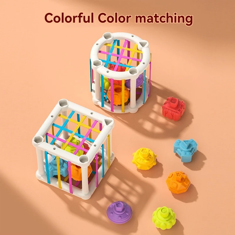 Colorful Shape Blocks Sorting Game Baby Montessori Learning Educational Toys For Children Bebe Birth Inny Baby puzzle Gift