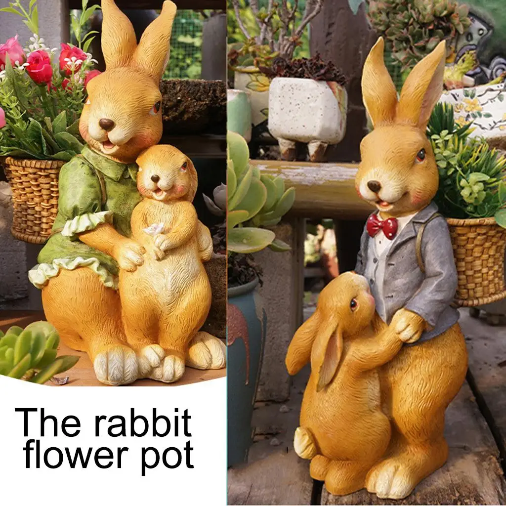 

Rabbit Fairy Garden Figurine Miniature Micro Landscape Home Decoration