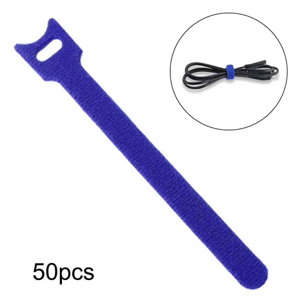 50x Extension Cord Holder Organizer Cable Ties Straps for Earbud Headphones