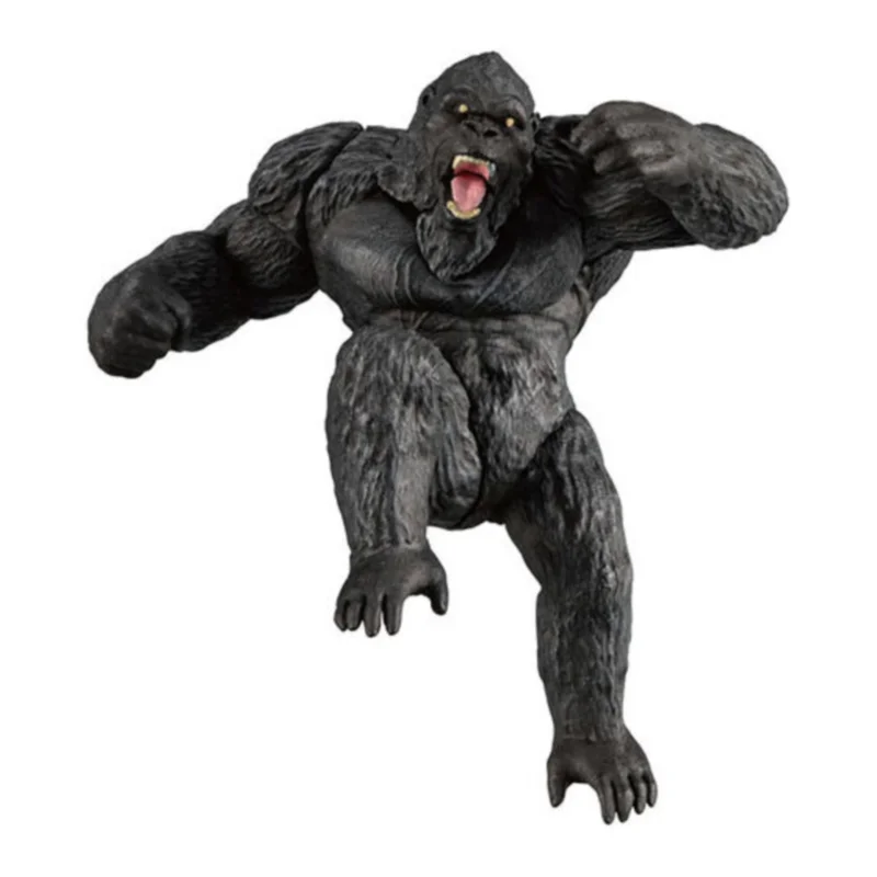 Bandai 4 Buah Gashapon Godzilla X Kong Shimo Mainan Anime Scar King untuk Anak-anak Hadiah Figur Aksi Ornamen Model Koleksi