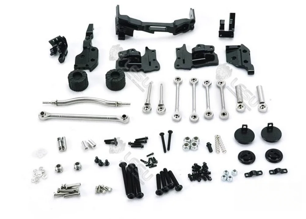 Scale 1/14 Aluminum Airbag Suspension kit fit Tamiya Tractor Trucks 770s 56368/56371 FH16 56375 MAN TGX Benz Actros RC Car 1 14