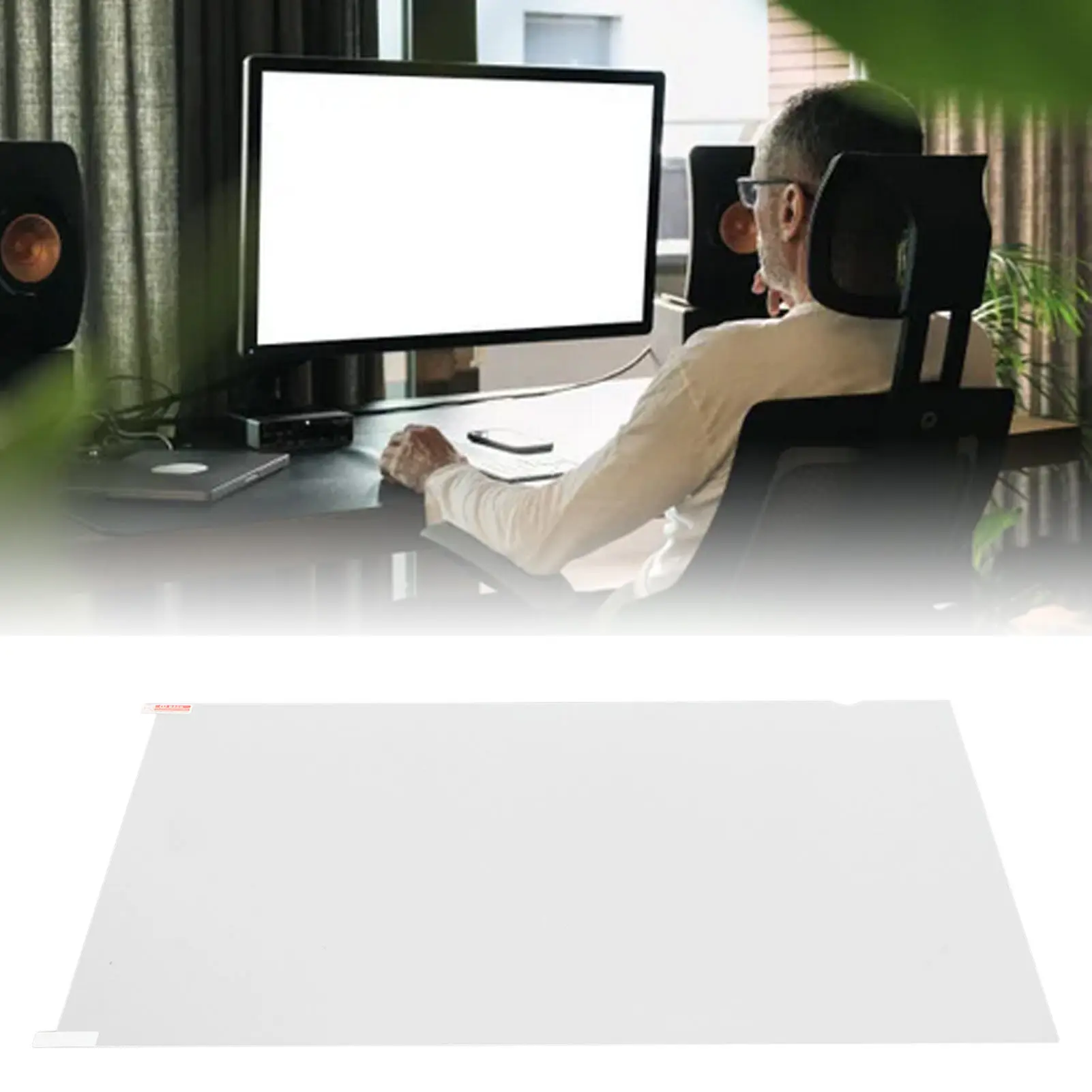 

22 Inch Computer Screen Filter High Transmittance Scratch Proof Eye 16:10 Computer Monitor Protective Film for Home