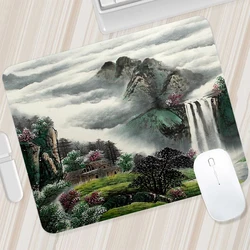 Chinese Style Art Small Mouse Pad Gaming Mousepad PC Gamer Mouse Mat Computer Office Pad Keyboard Mat Desk Pad Laptop Mausepad