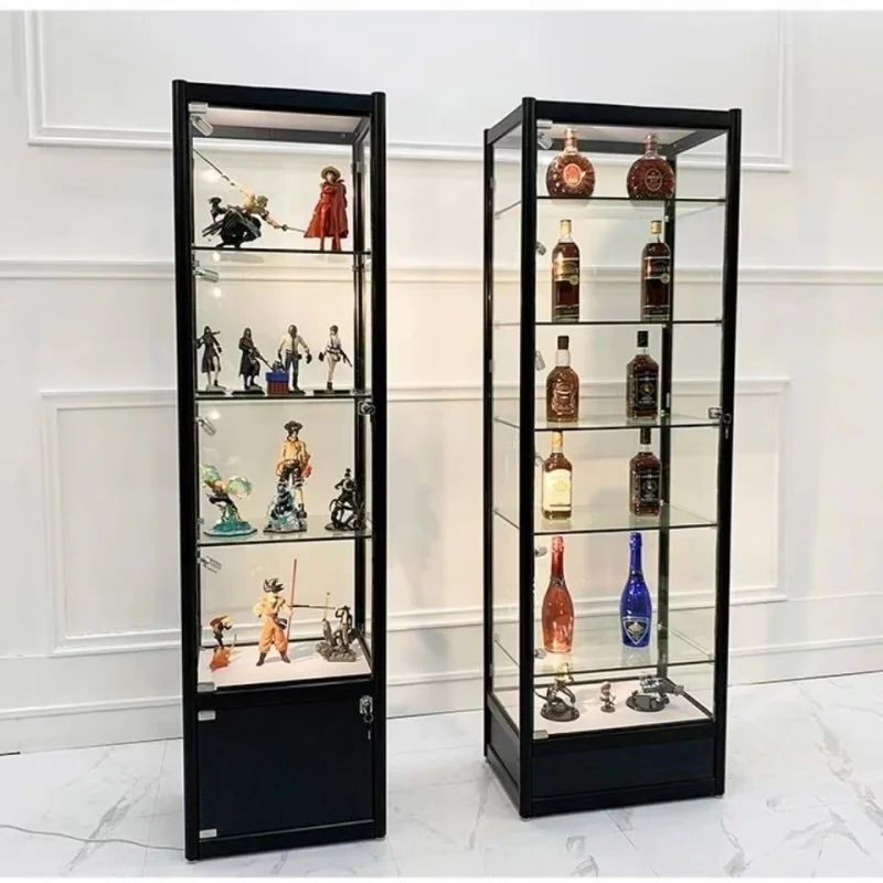 Custom. Durable with glass door good price Cabinet Factory direct hot sale Boutique showcases glass display Transparent Glass Di