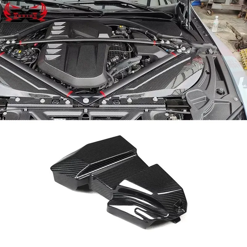 

Ultra-high qual Dry Carbon Fiber ECU Battery Terminal Relay Engine Exterior Accessory for BMWS M2 G87 M3 G80 G81 M4 G82 G83