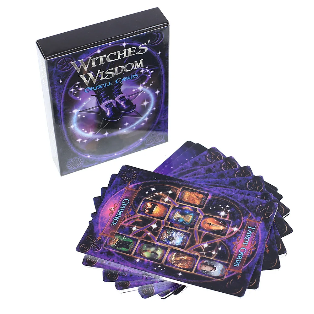 For Witches Wisdom Oracle Tarot Cards Stunning Deck Of Card Board Deck Game For Family Party Playing Card Entertainment Games