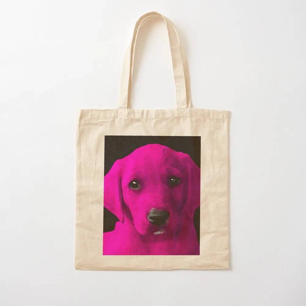 

Pink Puppy Tote Bag bags for women Gift bag female bag Canvas Tote