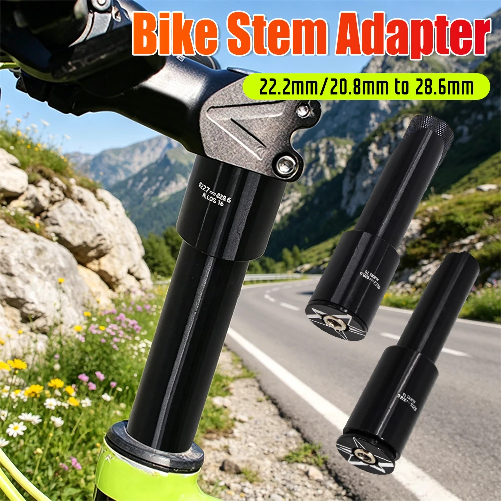 Adaptador de Elevación de Manillar para Bicicleta Quill to Ahead, Accesorios de Ciclismo para Entretenimiento al Aire Libre, de 22.2mm/20.8mm a 1 1/8 pulgadas