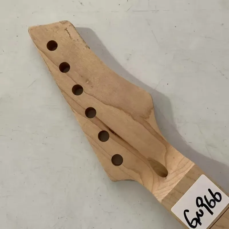 GN966 Custom Order Tremolo Electric Guitar Neck Unfinished wihtout Frets and Paints for ST Guitar DIY Damages Surface Dirty