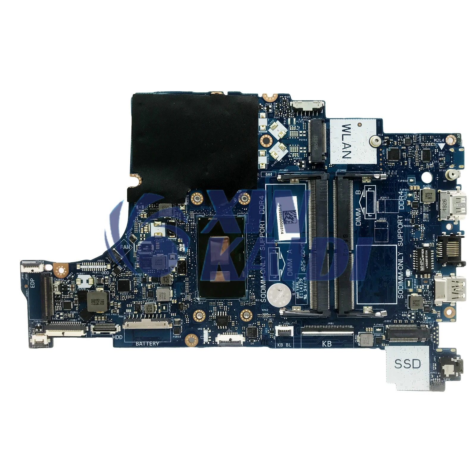 Para DELL Inspiron 3490 3590 Notebook Placa-mãe LA-F115P 0P6JPD 09XJTY 09J1XM 0K6KNT DDR4 I3 I5 6th/7th/8th Laptop Mainboard