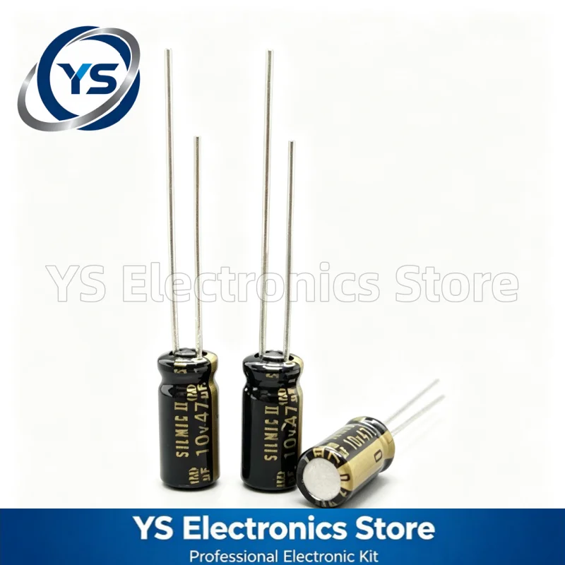 10-200pcs 10V47UF ELNA RFS SILMIC II Series 5X11mm HiFi Audio Capacitor RFS-10V470ME3# 47UF10V 10V 47UF Original and NEW