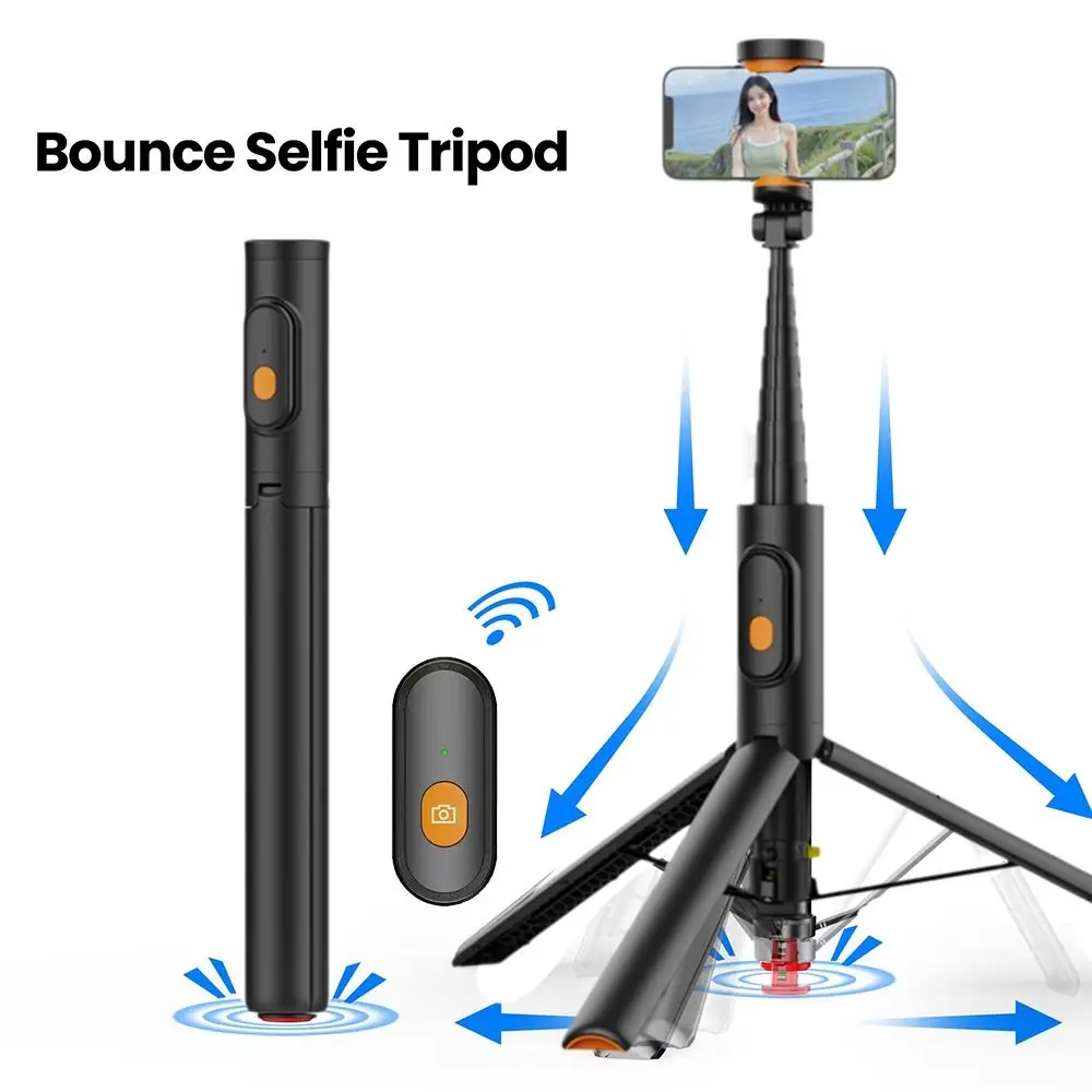 

Auto Pop-Up Selfie Stick Tripod Extendable 360° Rotation Bounce Selfie Stick Remote Universal Phone Selfie Stick