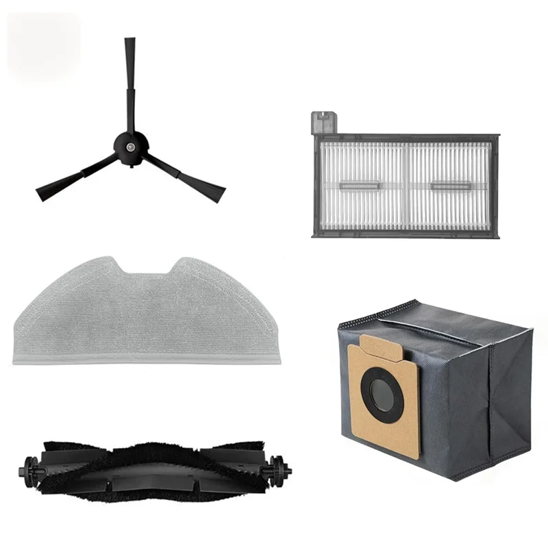 Sanq para eufy x8 pro ses robô aspirador de pó escova lateral principal filtro hepa mop pano sacos poeira peças reposição