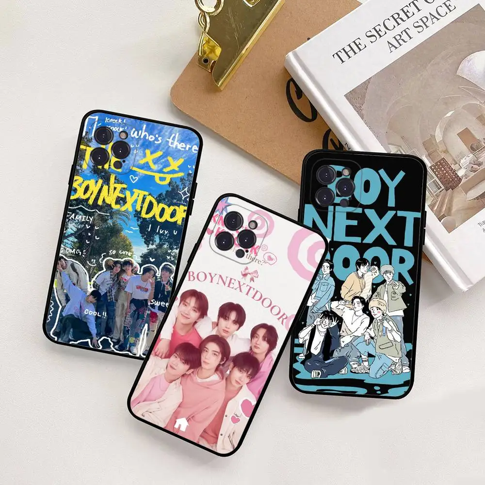 

Vintage Kpop Group B-BOYNEXTDOOR Phone Case For IPhone 11 12 13 14 15 16 Pro Plus X XS MAX Matte Bumper Shockproof Cover