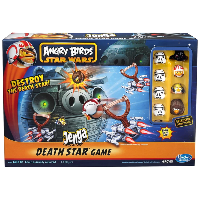 Originele Hasbro Angry Birds Star Wars Jenga Board Game Death Star Catapult Familie Educatief Tafel Spelletjes Voor Kinderen Volwassenen Party