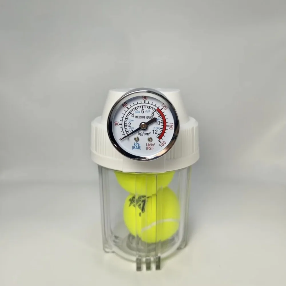 Tennis Pressure Repair Non Glass  Pressure Repair,high-efficiency Pneumatic（12kg noboll plastic gauge pressure）