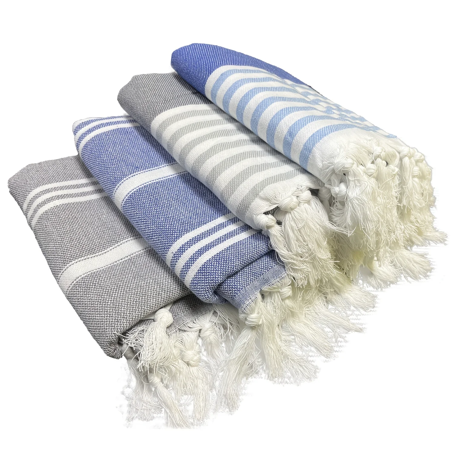

Quick-Drying Turkish Beach Towel - 100% Cotton - Extra Large - Adults - Beach Gifts & Accessories