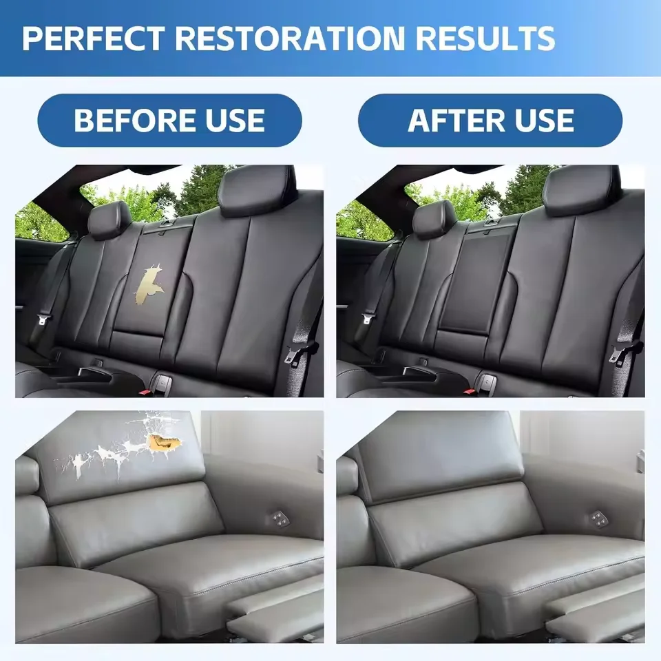 DIY Selbstklebende Reparatur-Aufkleber aus PU-Leder für Sofas, Autositze, Tische, Stühle und Wohnmöbel – Detail 4
