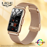 LIGE Smart Watch Men Women Fitness Smart Bracelet Sport Band Heart Rate Blood Pressure Monitor Waterproof Bluetooth Call Watches