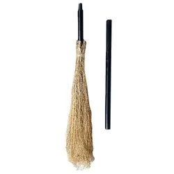 Halloween Witch Broom Decor Cosplay Supply Witch Party Makeup Ball Performance Costume Cosplay Witch Magic Witch Broom