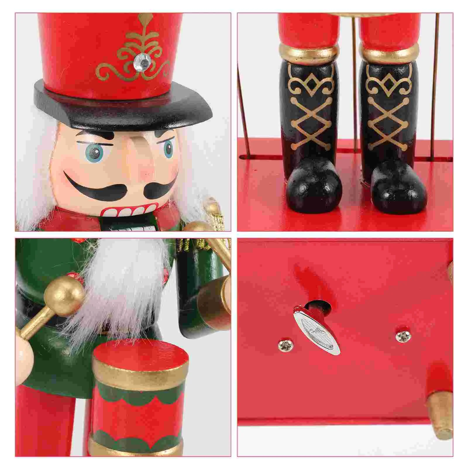 Nutcracker Birthday Piñatas Musical Adornment Nutcrackers Christmas Gift Housewarming Wooden Gifts Miss