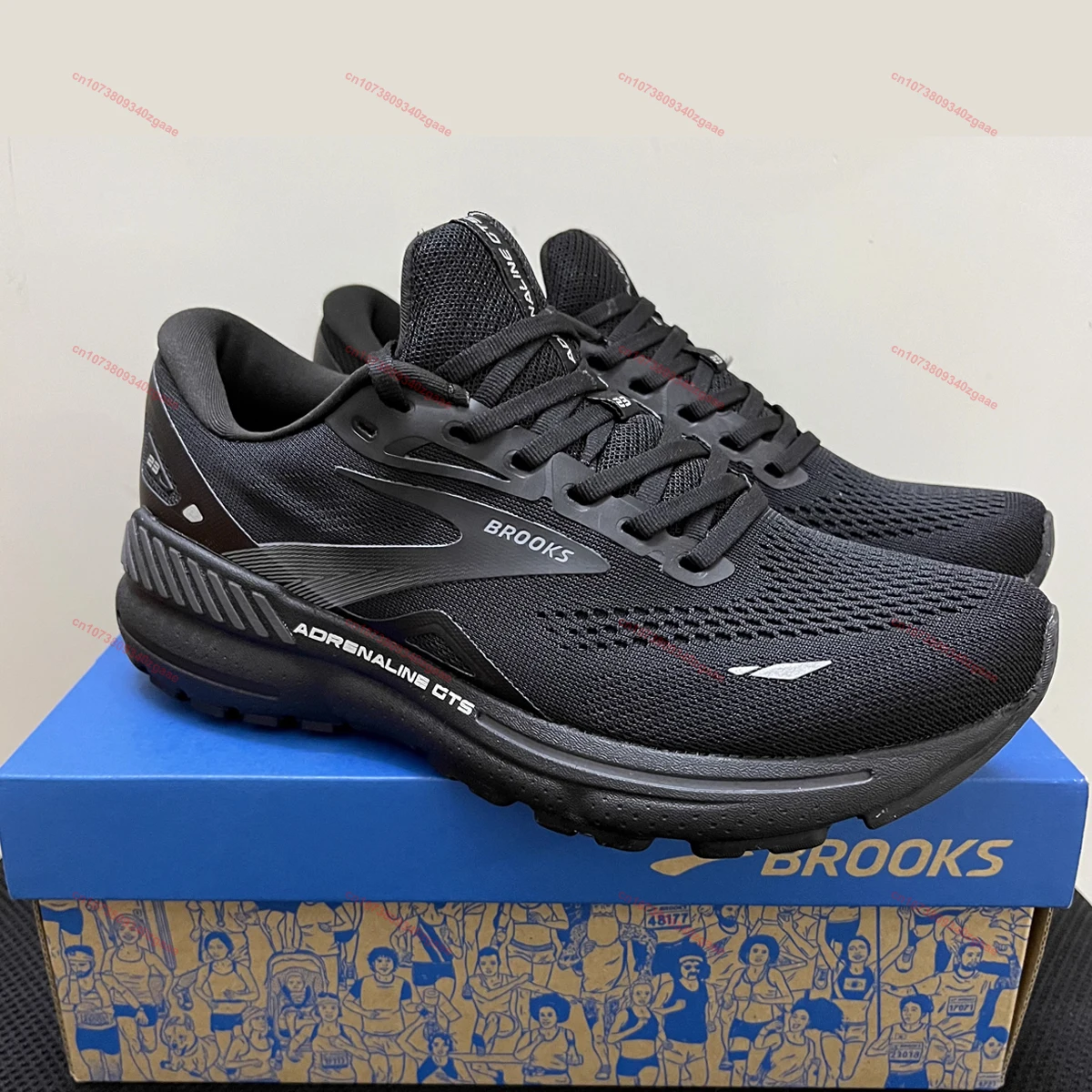 BROOKS Sneakers Adrenaline GTS 23 Running Shoes for Men Cushioning Breathable Support Outdoor Casual Sports Shoes for Men