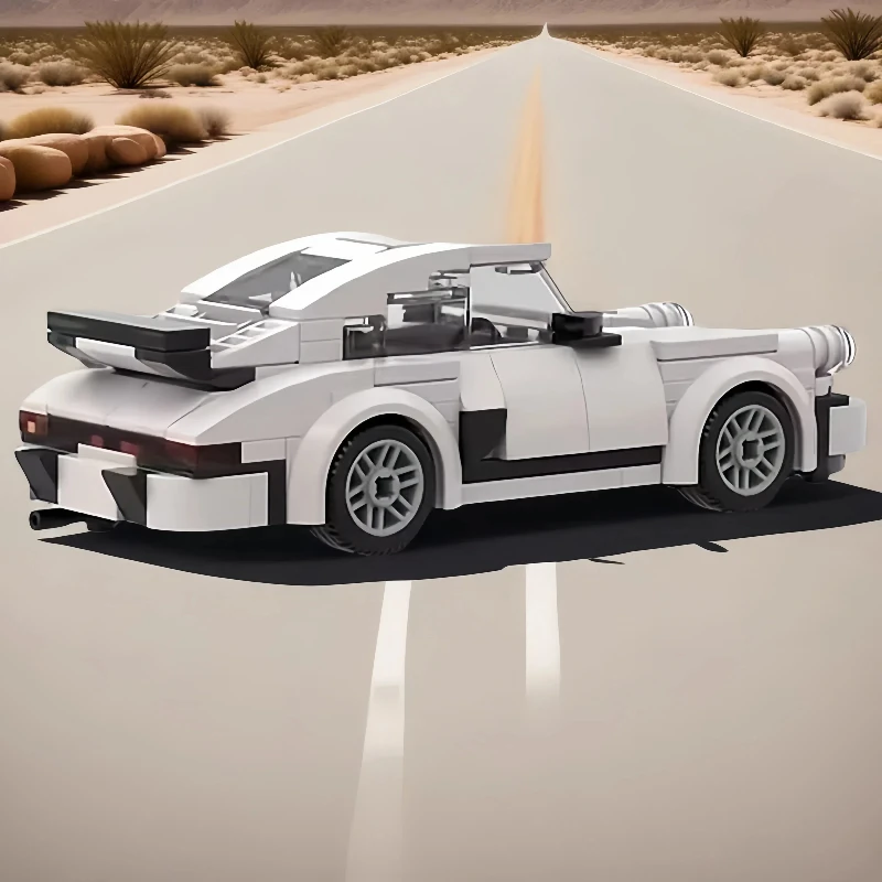 Set di blocchi per auto da corsa, auto a otto griglie. Adatto per età 6 anni in su. Realizzato in materiale ABS. La scelta perfetta per la casa