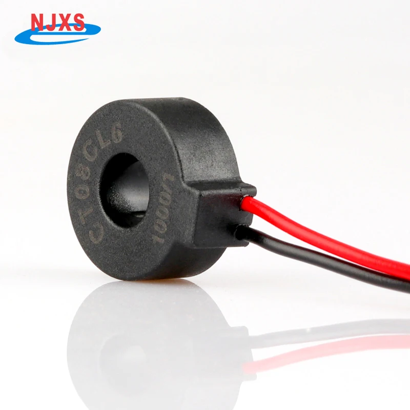 Small Toroidal Current Transformer Factory Mini Precision Coil CT AC 1A 1mA 5A 5mA 10A 10mA 0~10A DL-CT08CL6 1000/1 Micro Sensor