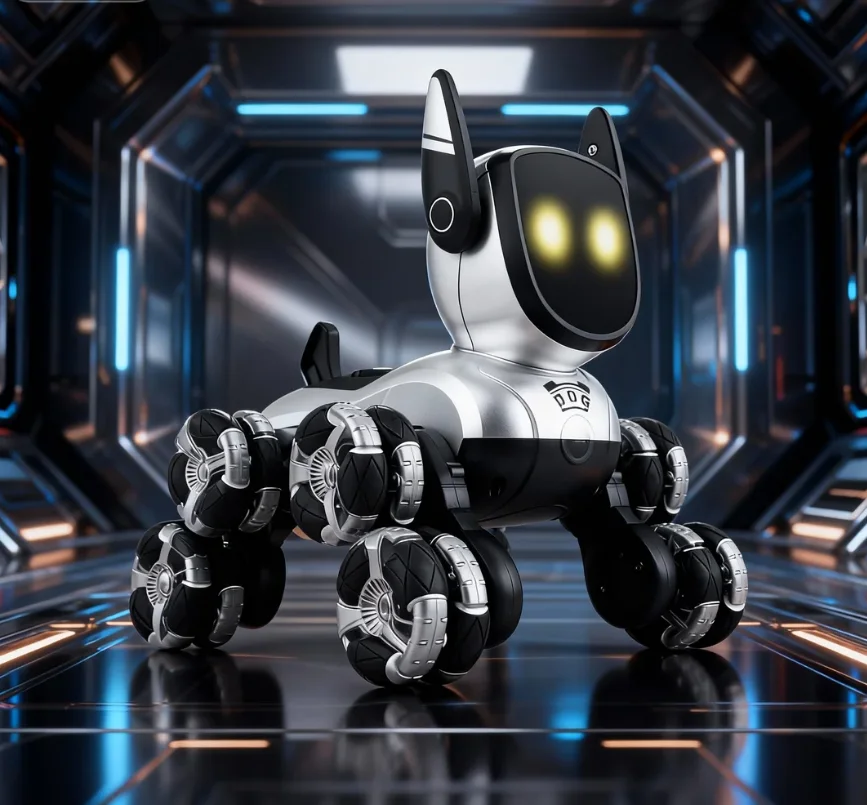 

Robotic dog toy, 2.4GHz wireless, futuristic design, intelligent remote-controlled robotic dog, the perfect Christmas gift