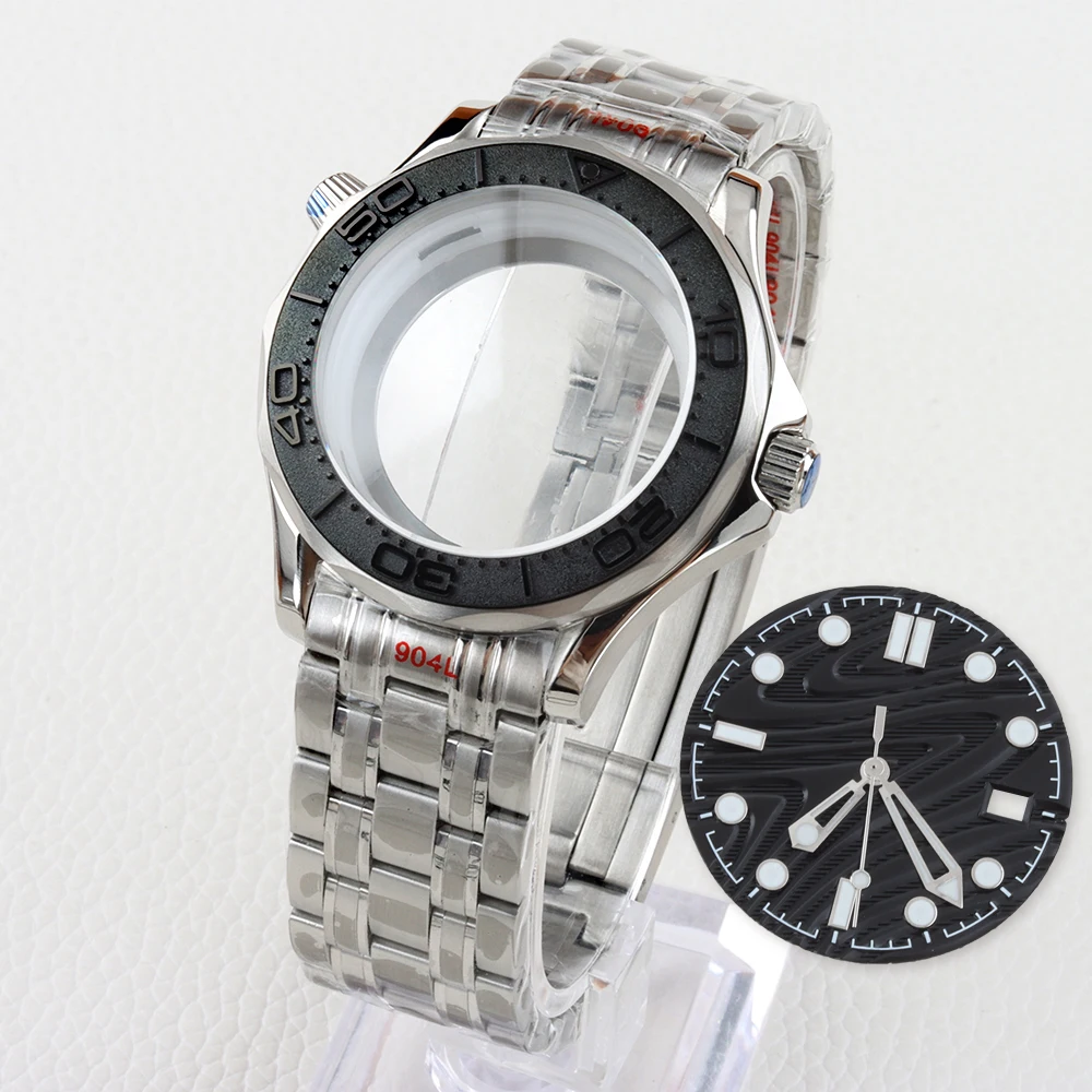 boitier-nh35-etanche-41mm-pour-mouvement-seamaster-nh35-nh36-cadran-noir-31mm-aiguilles-lumineuses-vertes-bracelet-de-montre-en-acier-inoxydable
