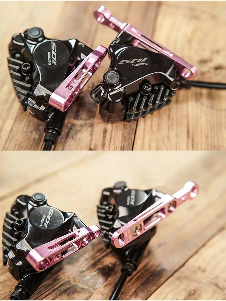 AliExpress NONE CHASER Road Bike Disc Brake 160 Disc Ultralight Conversion Mount R8170 Front and Rear Brake Mount For Shimano For SRAM