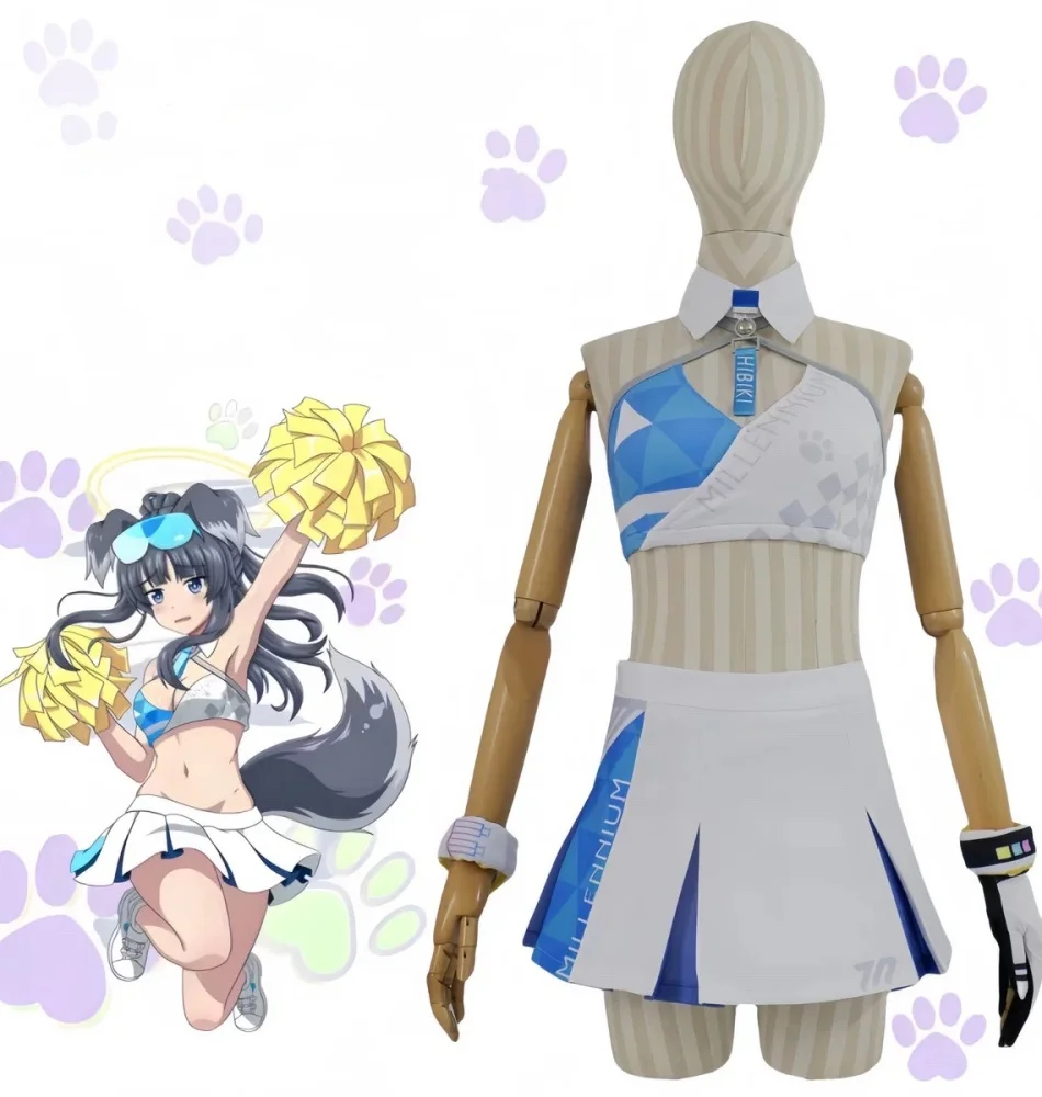 

COWOWO Blue Archive Nekozuka Hibiki Costumes Cosplay Costume Cos Game Anime Party Uniform Hallowen Play Role Clothes Clothing