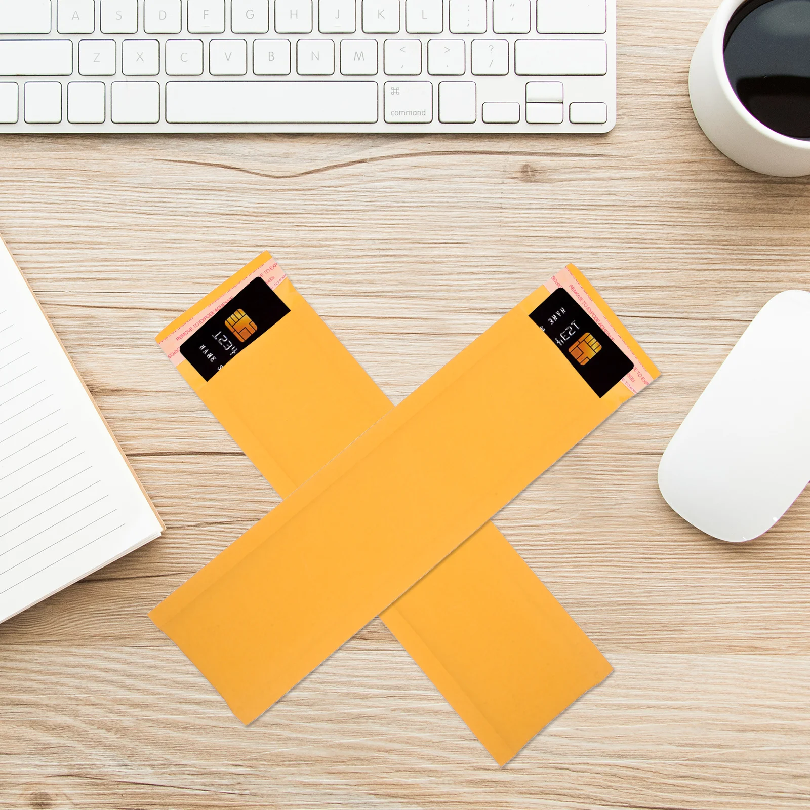 

50 Pcs Medium Bubble Mailer Bags Water Proof Moving Yellow Kraft Paper Foam Lined Envelopes