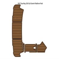 2017 Sea Ray 250 SLX Swim Platform Pad Boat EVA Foam Faux Teak Deck Floor Mat