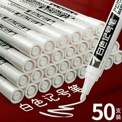 3/5Pcs Mentale Huileux Imperméable Blanc Stylo Marqueur Permanent Graffiti Peinture Pneu bande de Roulement Stylo Environnemental Fournitures D'art