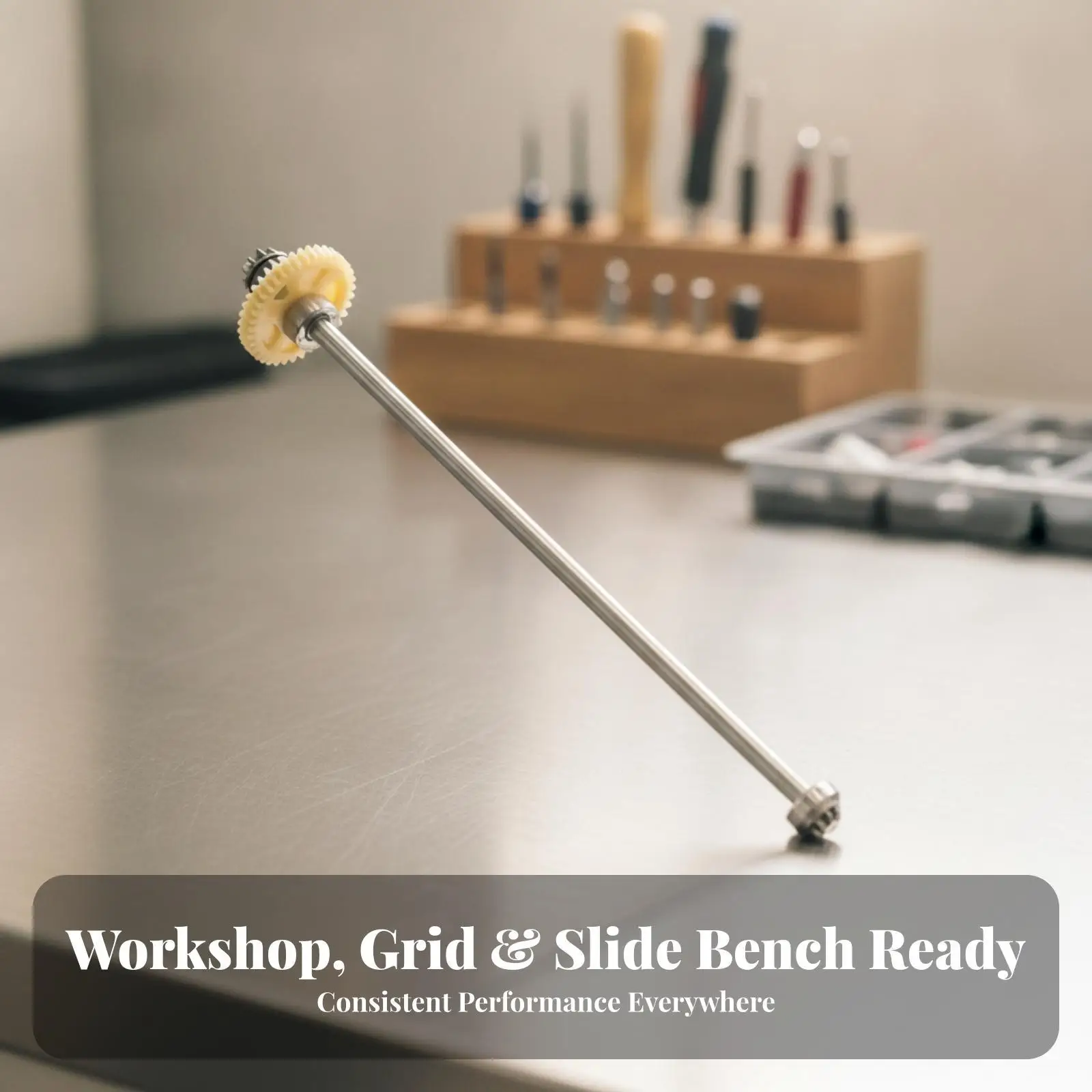 Durable RC Car Axle Gear Transmission Shaft for 1 14 Scale Hobby Vehicle with Brass Gear and Plastic Bushing Parts